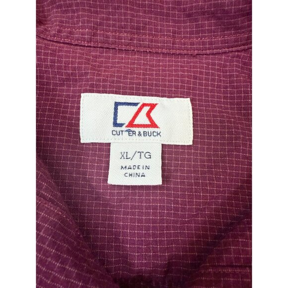 Cutter & Buck Mississippi State University Men Button-Up Shirt XL Maroon (ii109) - Picture 6 of 8